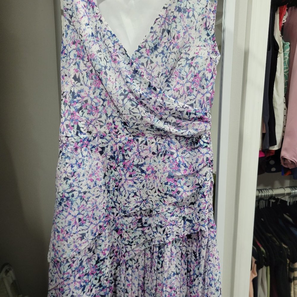 Banana Republic Petite 00 pleated mini dress
